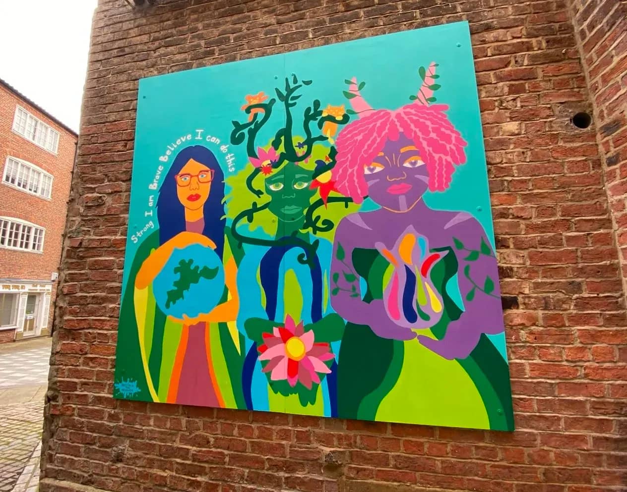 Our Deities, Our Stockton mural, Stockton Big Art Festival