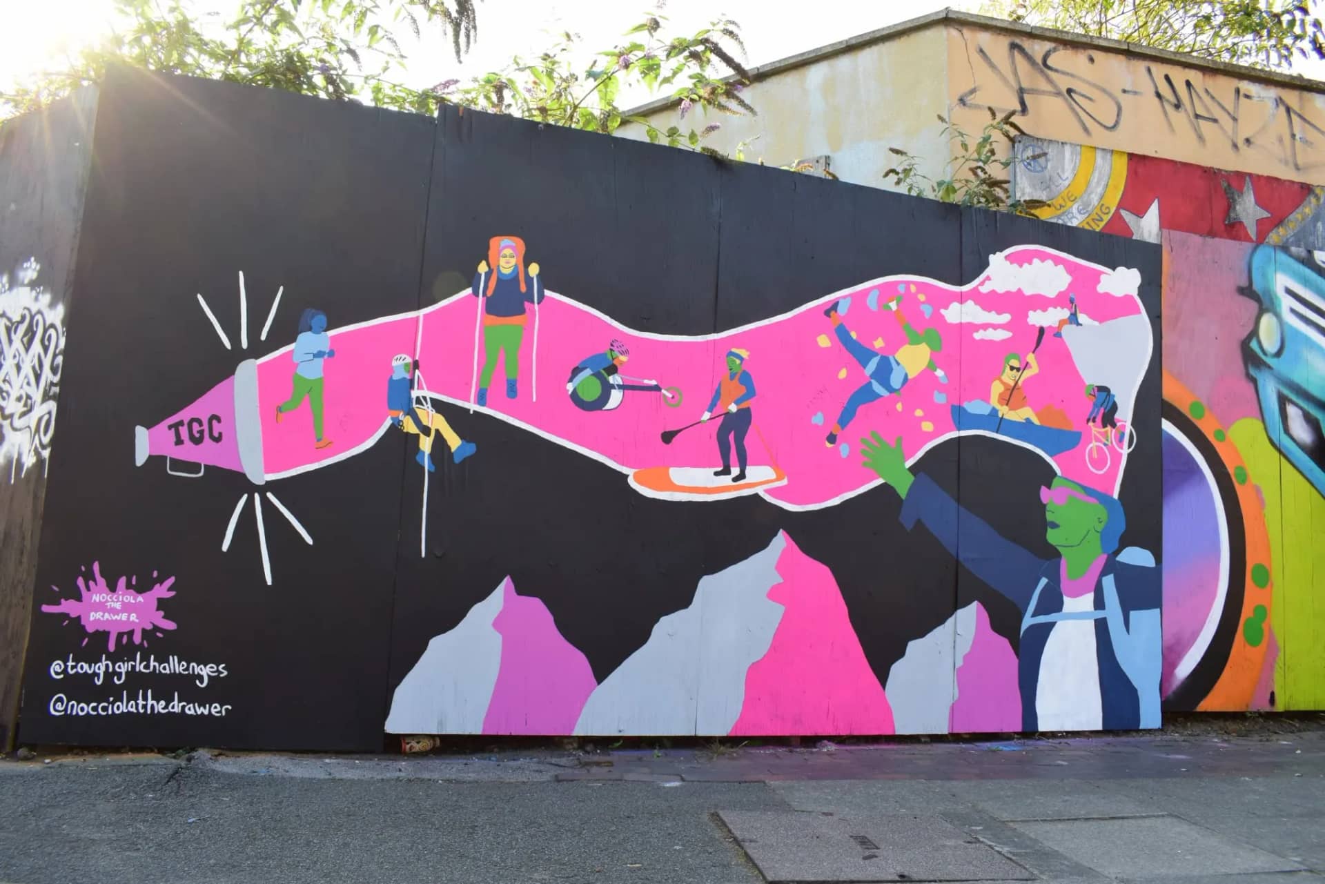Tough Girl Challenges mural in Liverpool