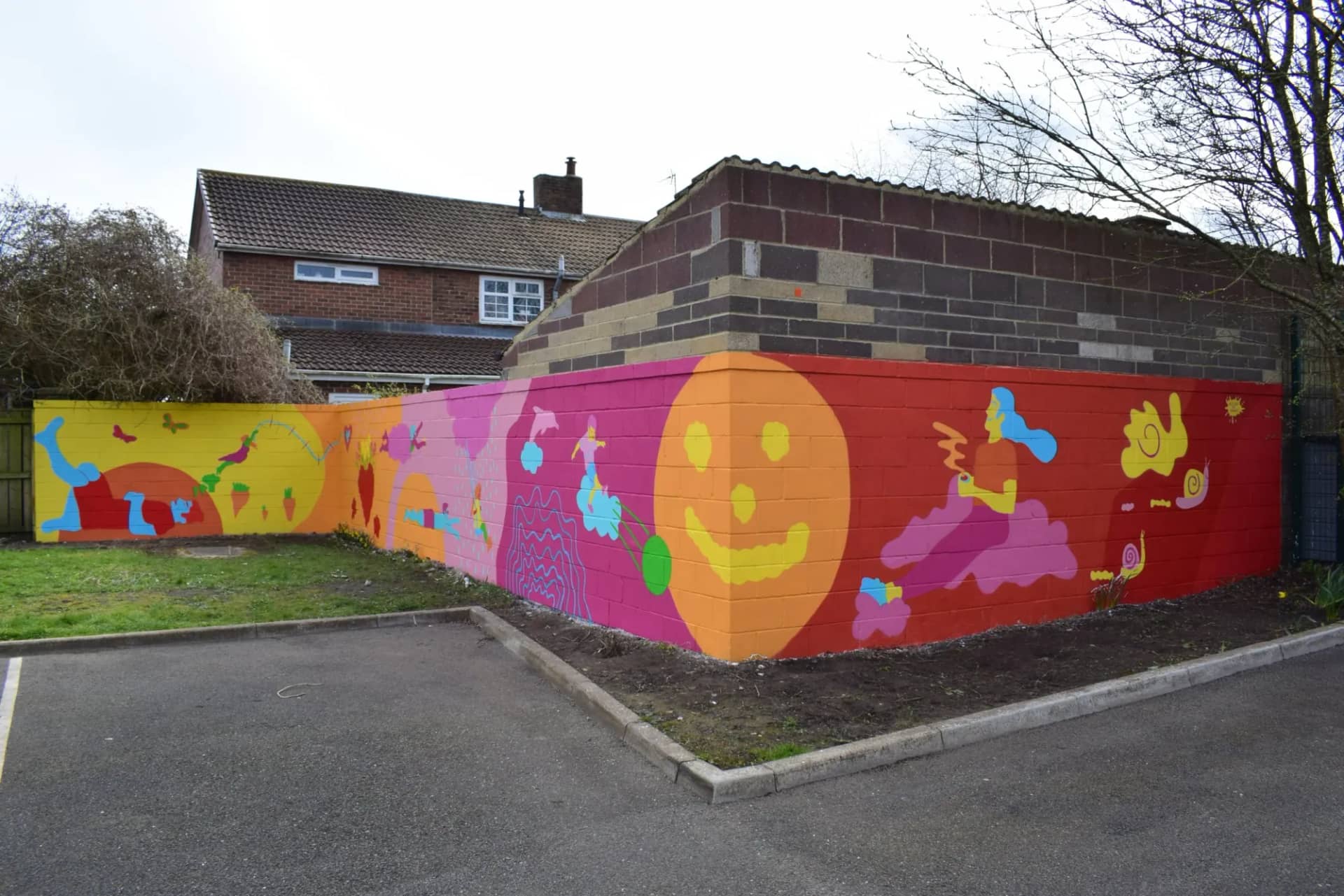 Holding Space for What’s Next mural, Shotton Community Hub